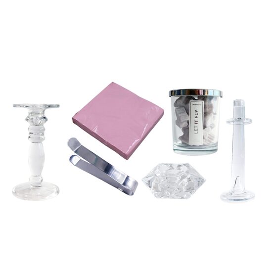 AKSESUĀRI - salvetes, standziņas, svečturi, otrā elpa, aromatizētāji